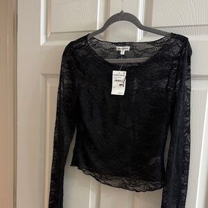 Black Lace Top